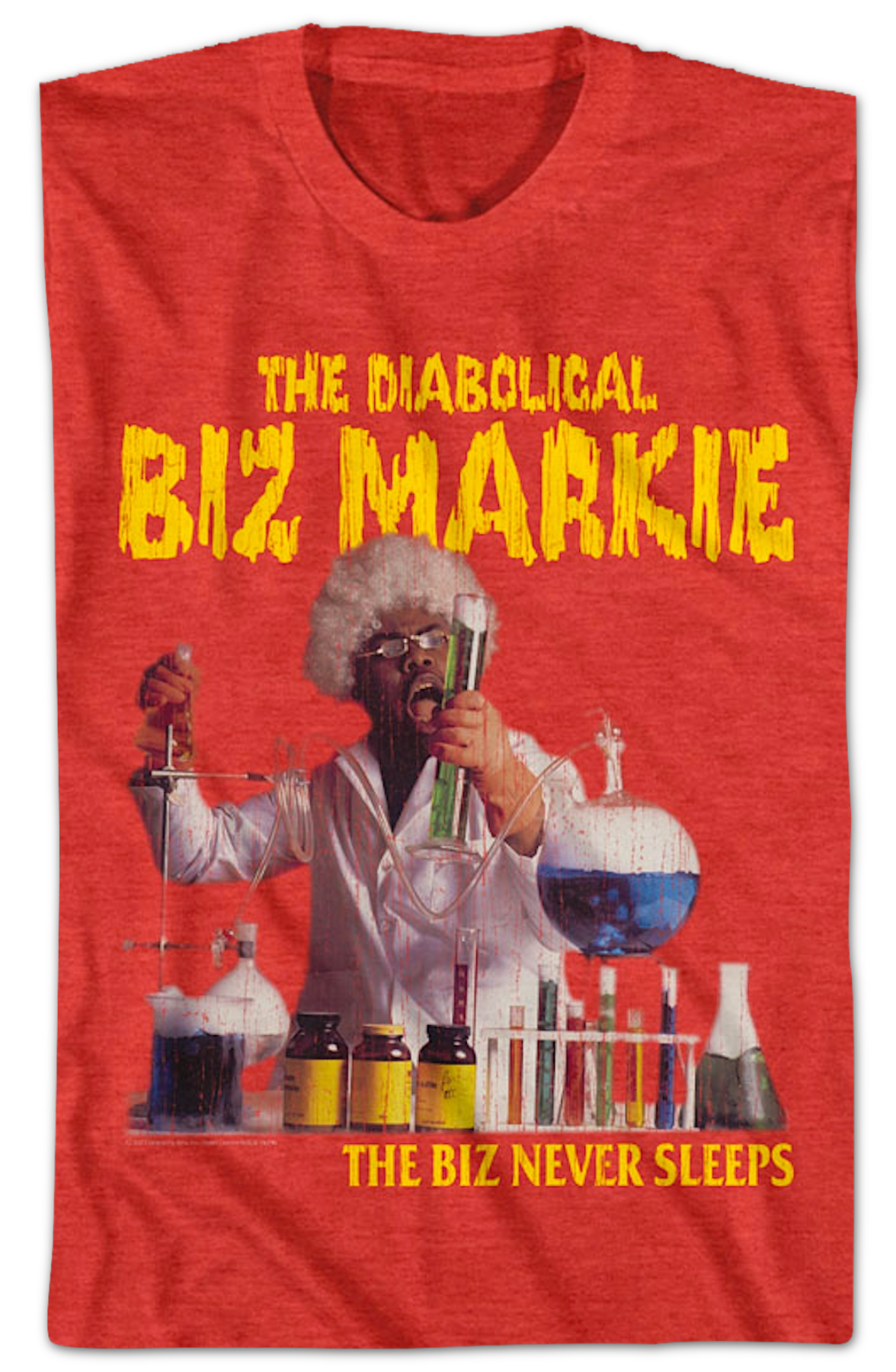 Red Biz Never Sleeps Biz Markie T-Shirt Hoodie, Sweatshirt | CiraTrend.com (Image 2)