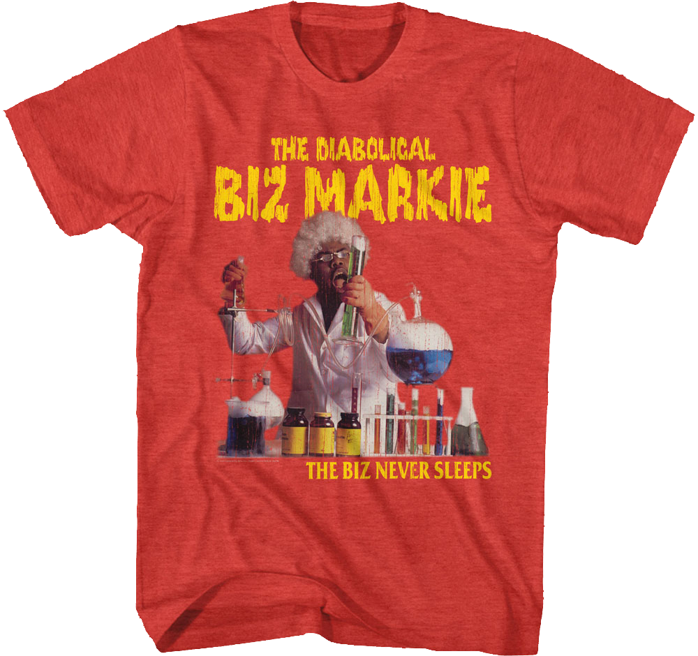 Red Biz Never Sleeps Biz Markie T-Shirt Hoodie, Sweatshirt | CiraTrend.com (Image 1)