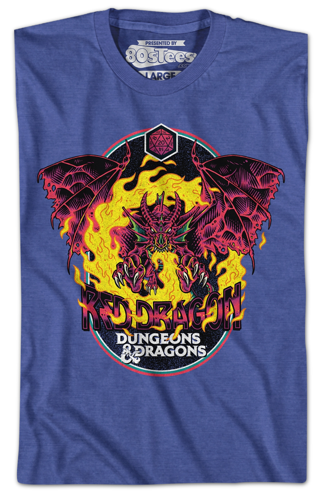 Red Dragon Dungeons & Dragons T-Shirt Hoodie, Sweatshirt | CiraTrend.com (Image 2)