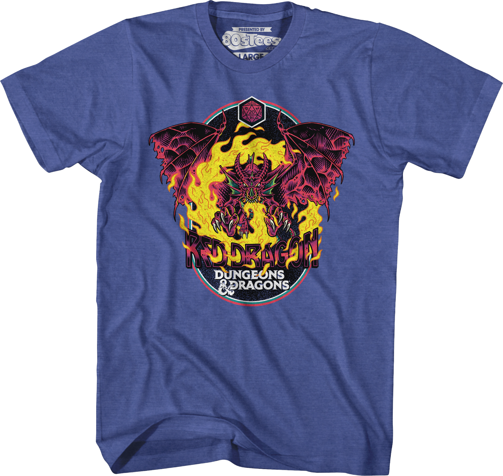 Red Dragon Dungeons & Dragons T-Shirt Hoodie, Sweatshirt | CiraTrend.com (Image 1)