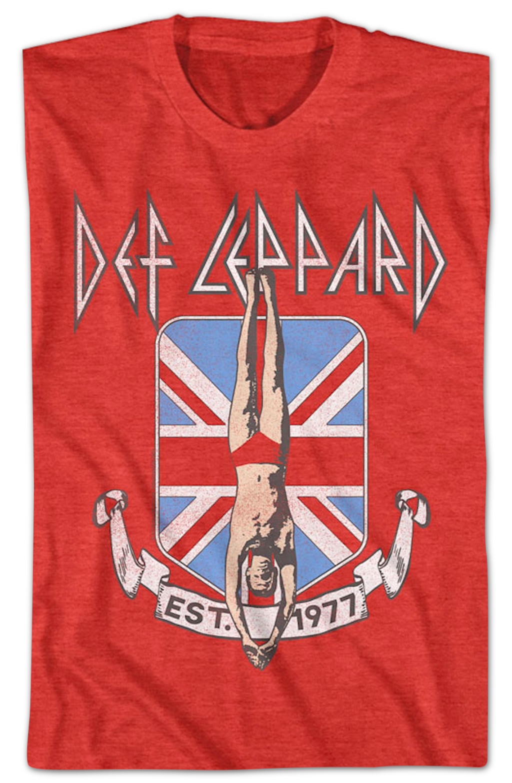 Red Est. 1977 Def Leppard T-Shirt Hoodie, Sweatshirt | CiraTrend.com (Image 2)