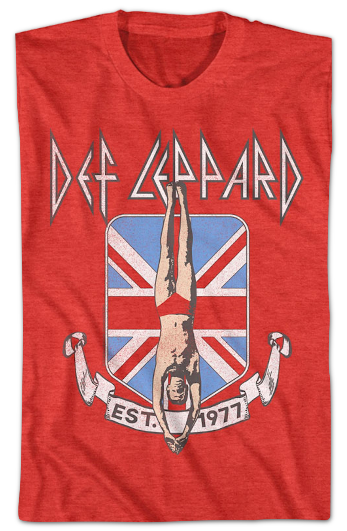 Red Est. 1977 Def Leppard T-Shirt Hoodie, Sweatshirt | CiraTrend.com (Image 2)