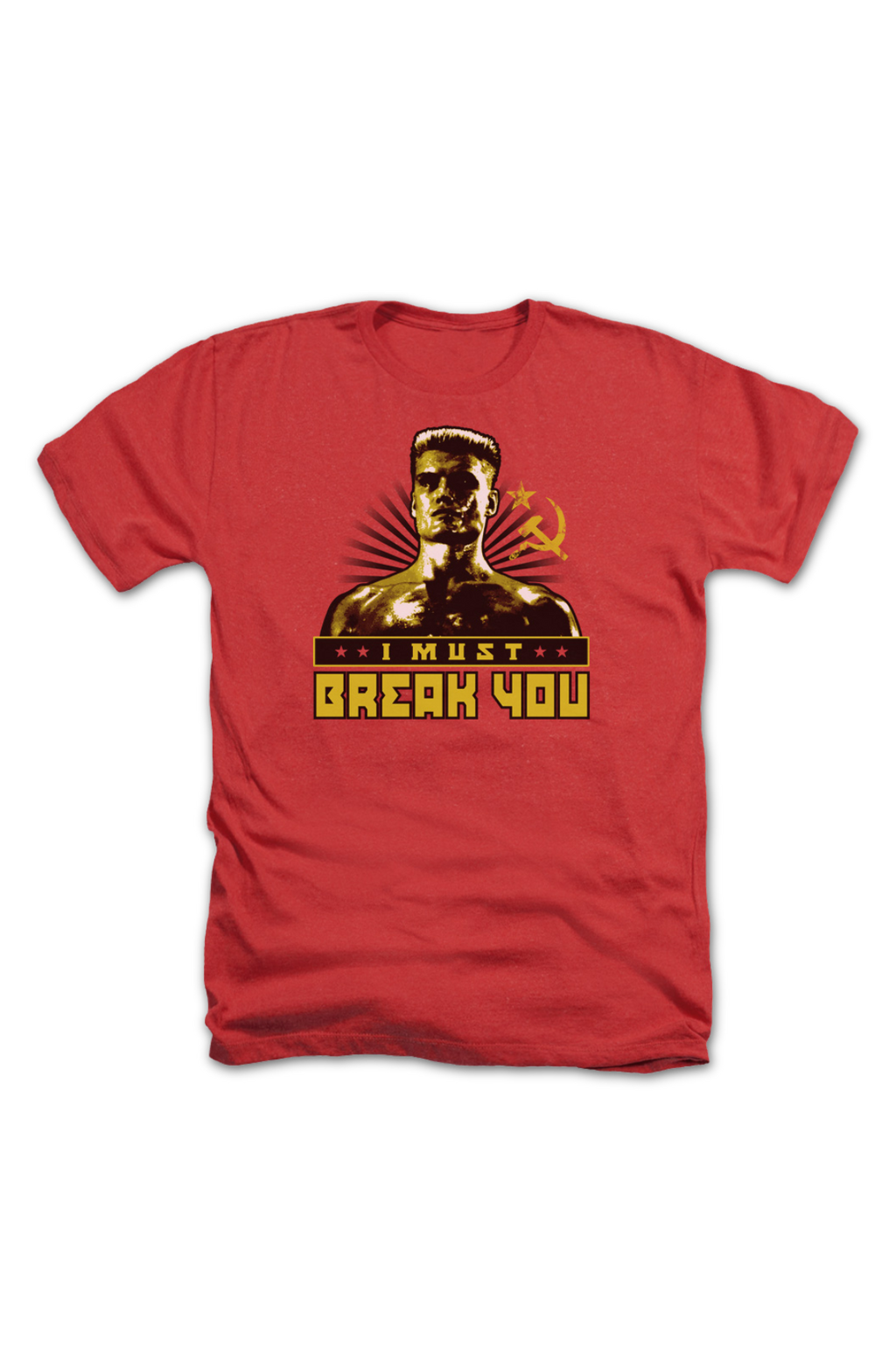 Red Heather Ivan Drago I Must Break You Rocky T-Shirt Hoodie, Sweatshirt | CiraTrend.com (Image 2)