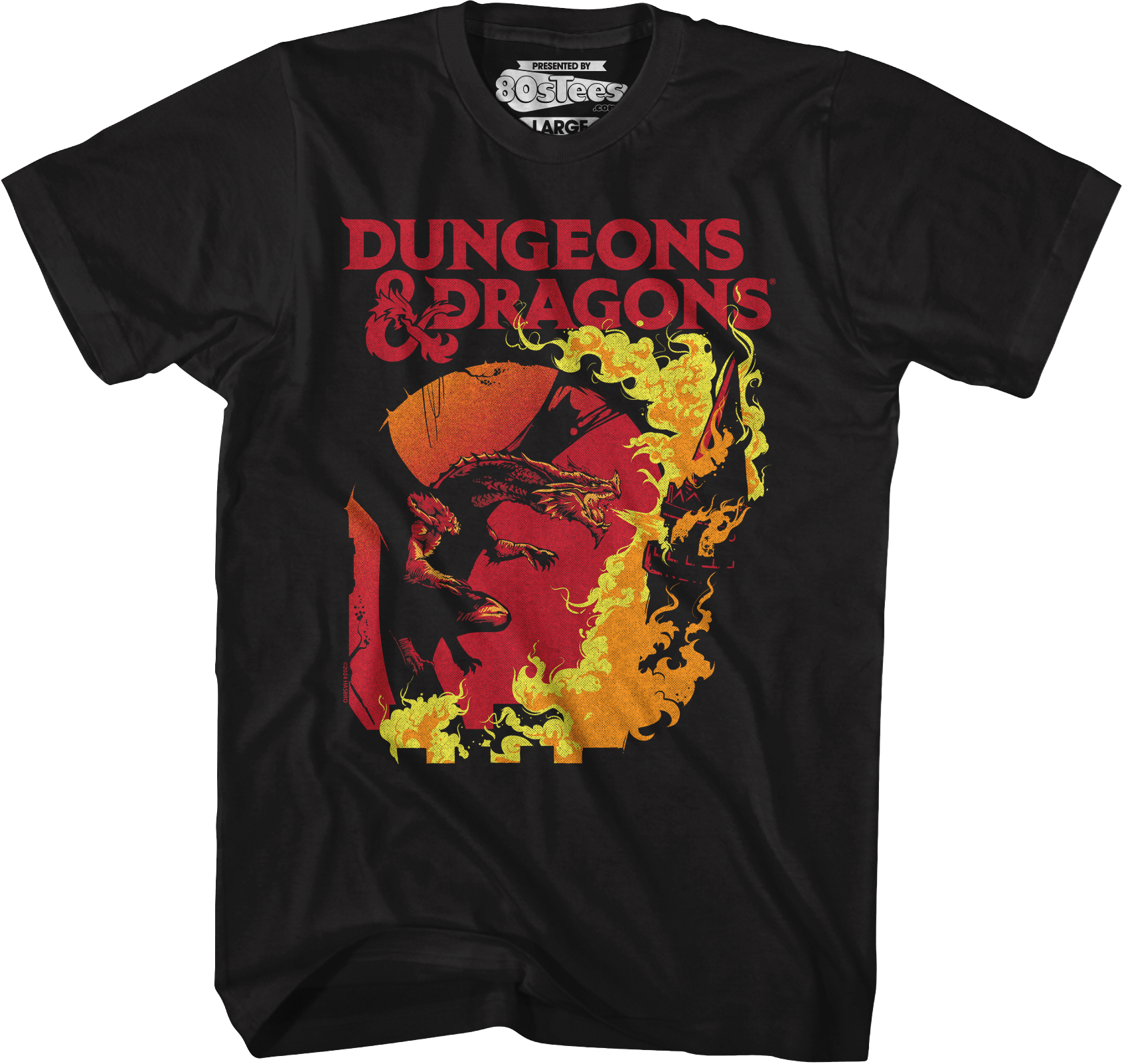 Red Inferno Dungeons & Dragons T-Shirt Hoodie, Sweatshirt | CiraTrend.com (Image 1)