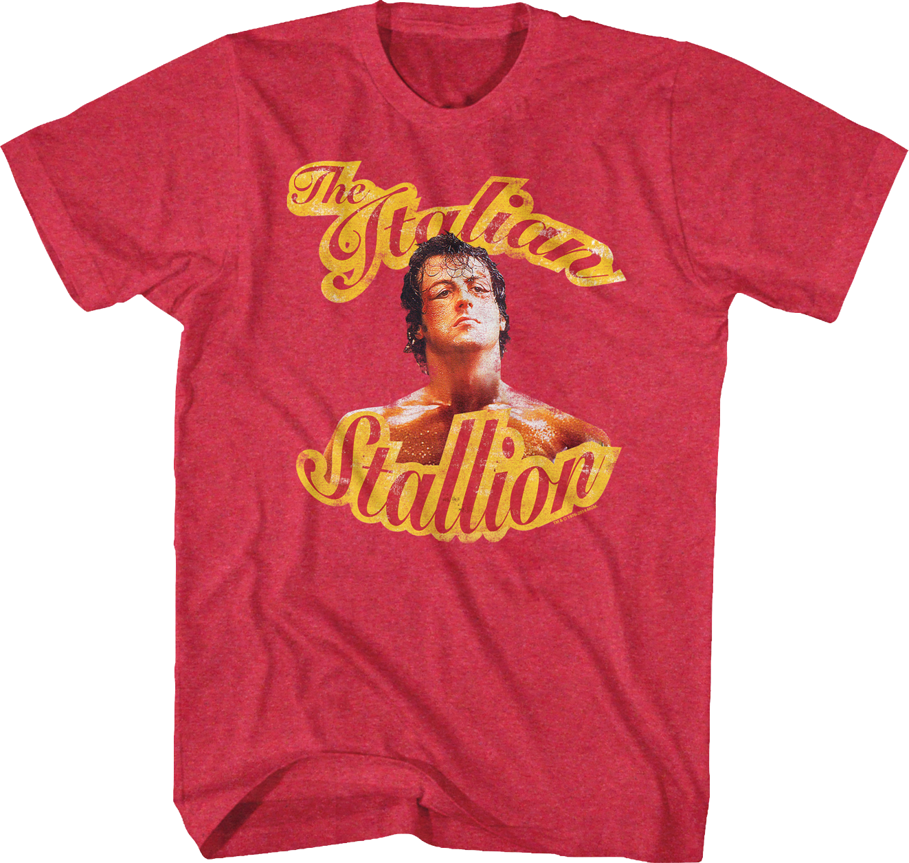 Red Italian Stallion Rocky T-Shirt Hoodie, Sweatshirt | CiraTrend.com (Image 1)