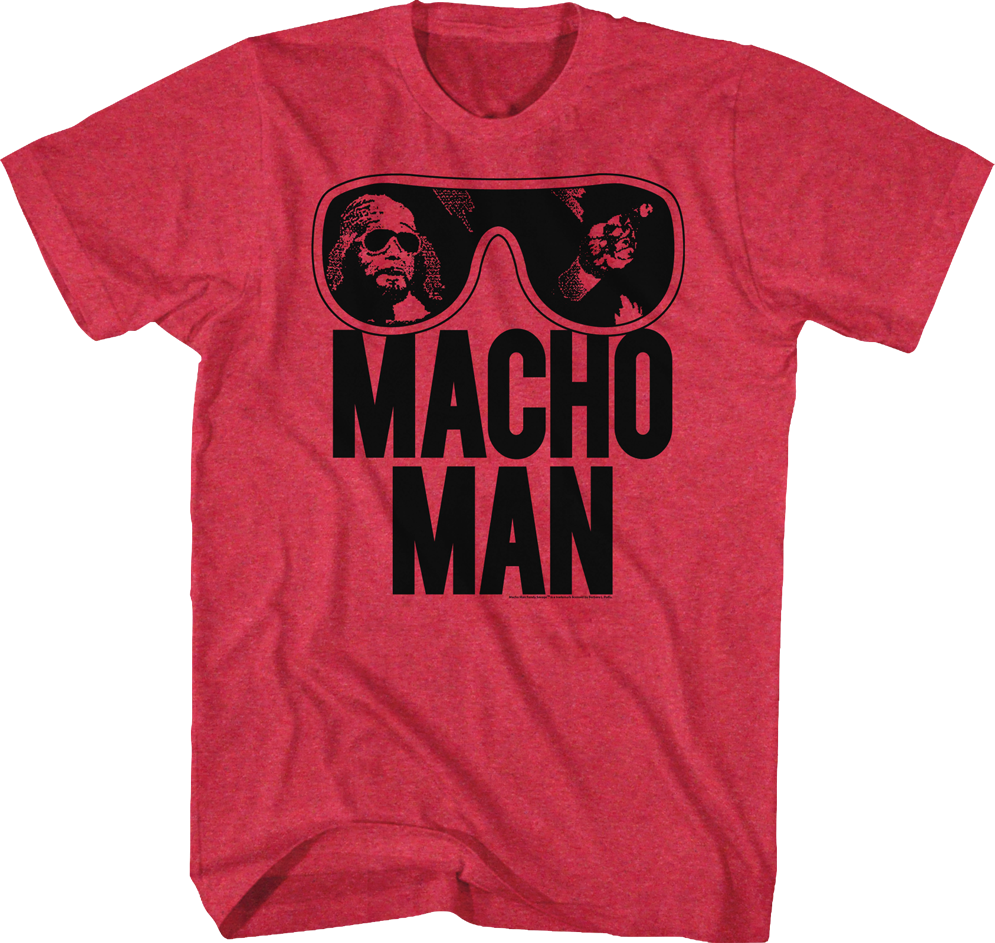 Red Macho Man Shirt Hoodie, Sweatshirt | CiraTrend.com (Image 1)