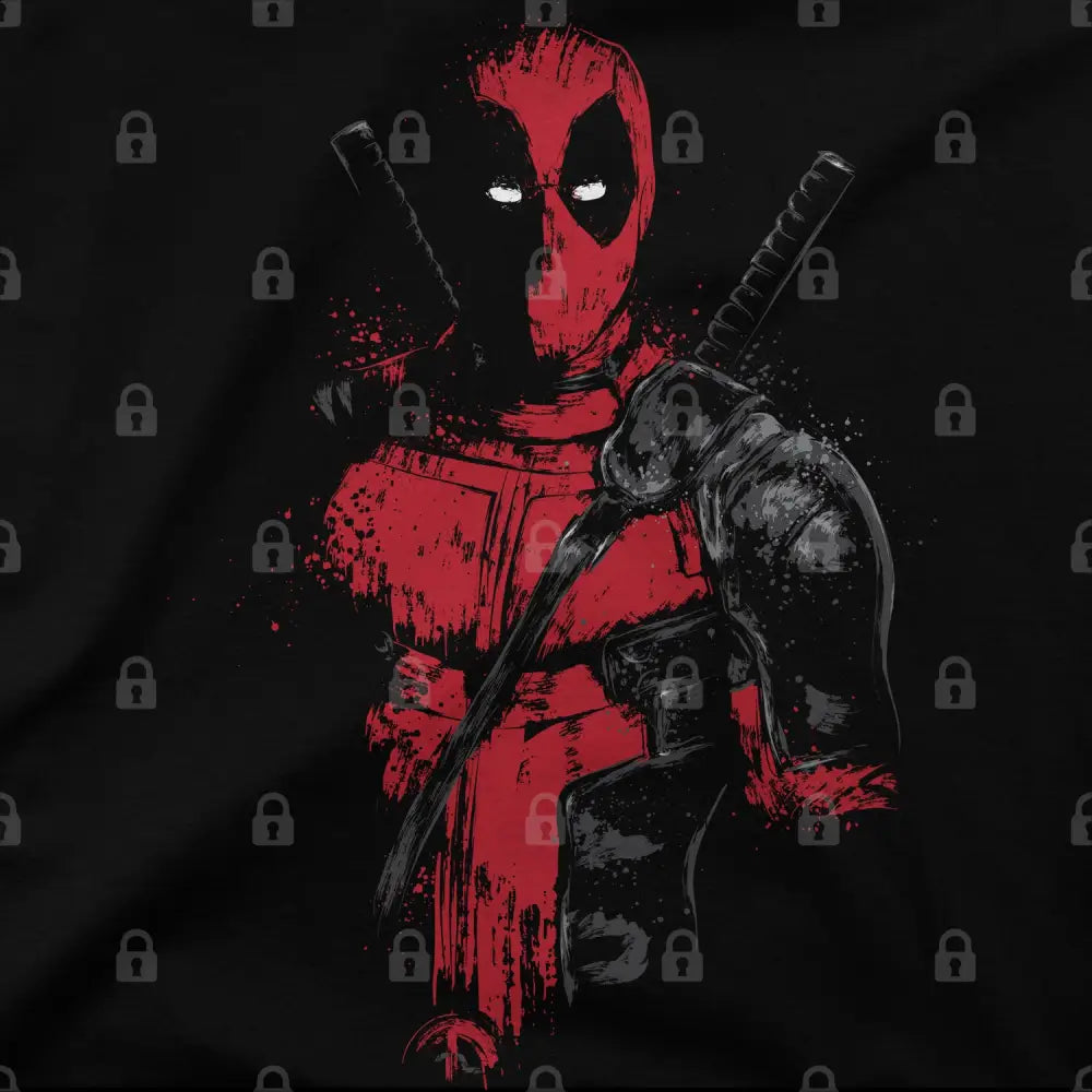 Red Mercenary T-Shirt Hoodie, Sweatshirt | CiraTrend.com (Image 1)