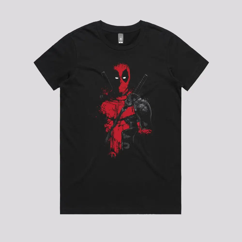 Red Mercenary T-Shirt Hoodie, Sweatshirt | CiraTrend.com (Image 3)