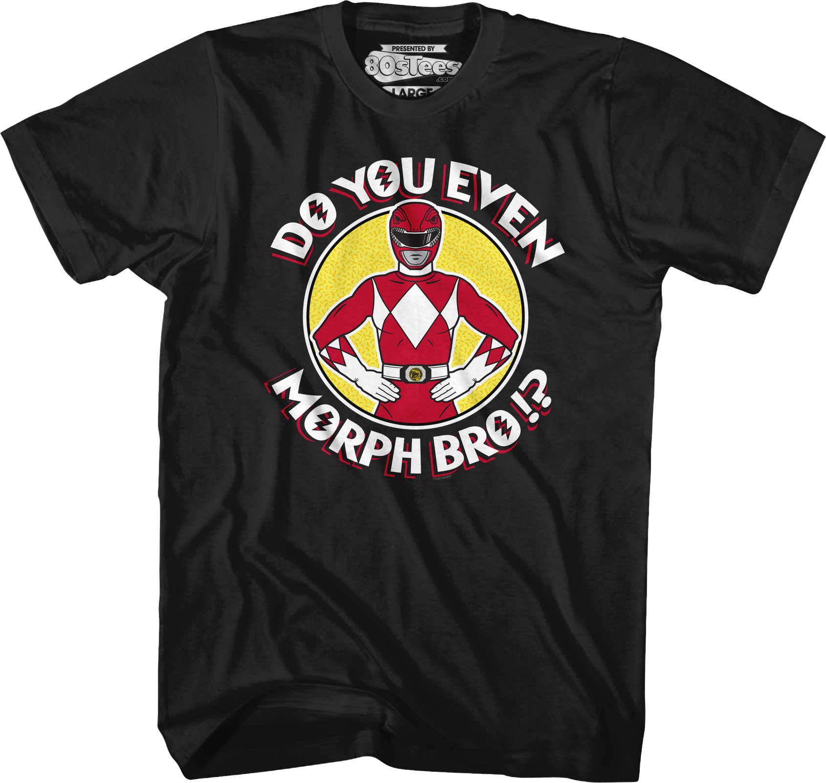 Red Ranger Do You Even Morph Bro Mighty Morphin Power Rangers T-Shirt Hoodie, Sweatshirt | CiraTrend.com (Image 1)