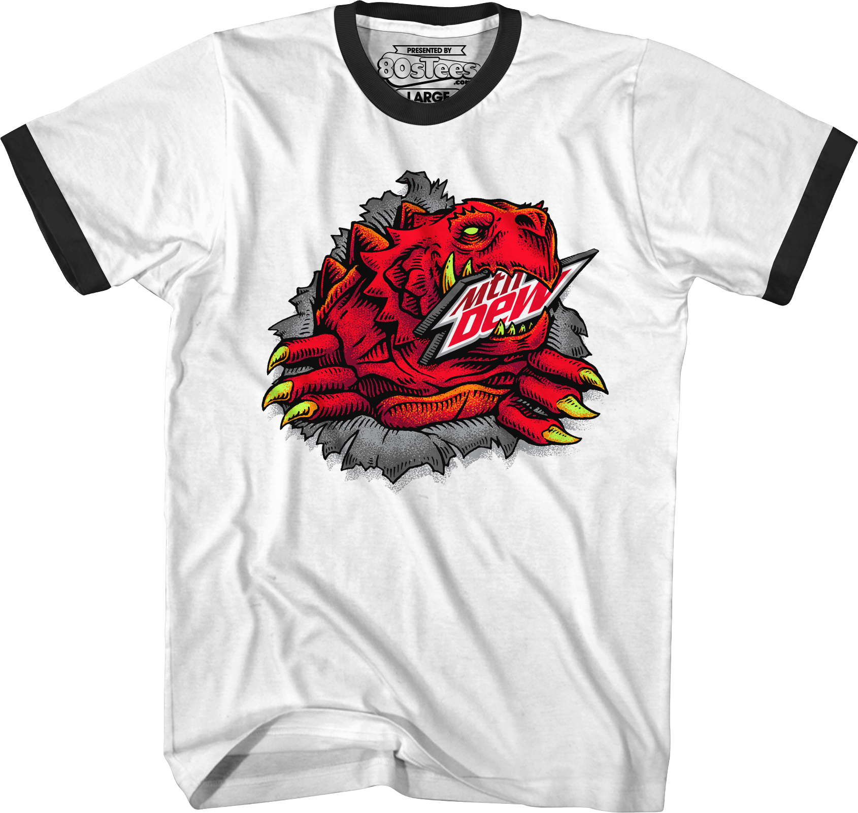 Red Ripper Mountain Dew T-Shirt Hoodie, Sweatshirt | CiraTrend.com (Image 3)