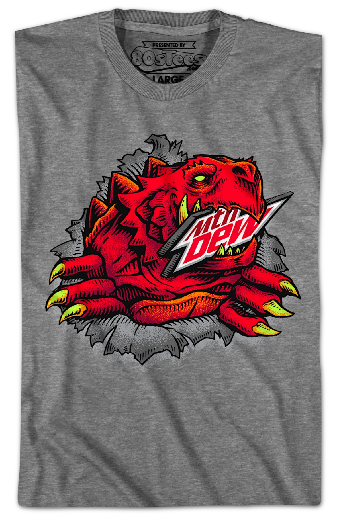 Red Ripper Mountain Dew T-Shirt Hoodie, Sweatshirt | CiraTrend.com (Image 2)