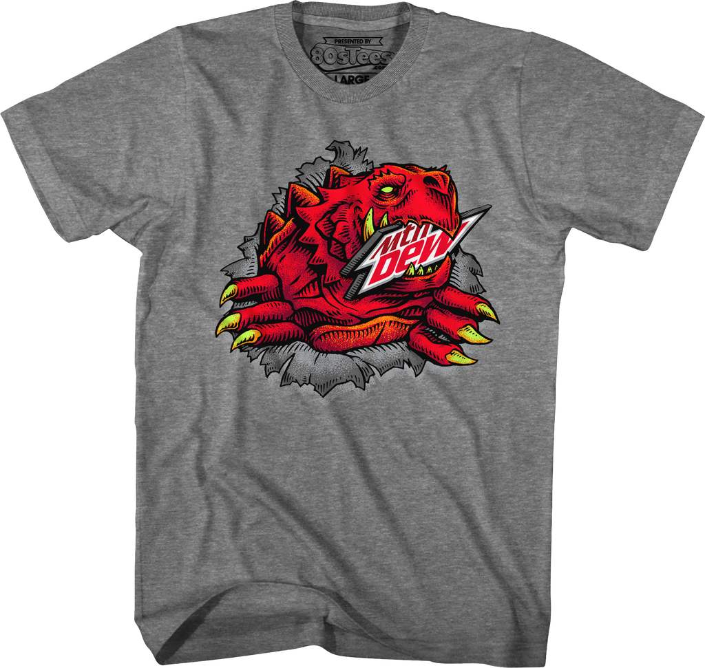 Red Ripper Mountain Dew T-Shirt Hoodie, Sweatshirt | CiraTrend.com (Image 1)