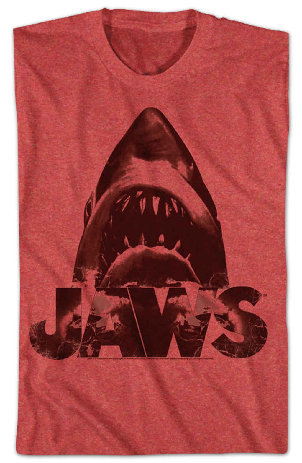 Vintage Red Shark Jaws T-Shirt Hoodie, Sweatshirt | CiraTrend.com (Image 2)