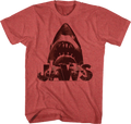 Vintage Red Shark Jaws T-Shirt Hoodie, Sweatshirt | CiraTrend.com (Image 1)