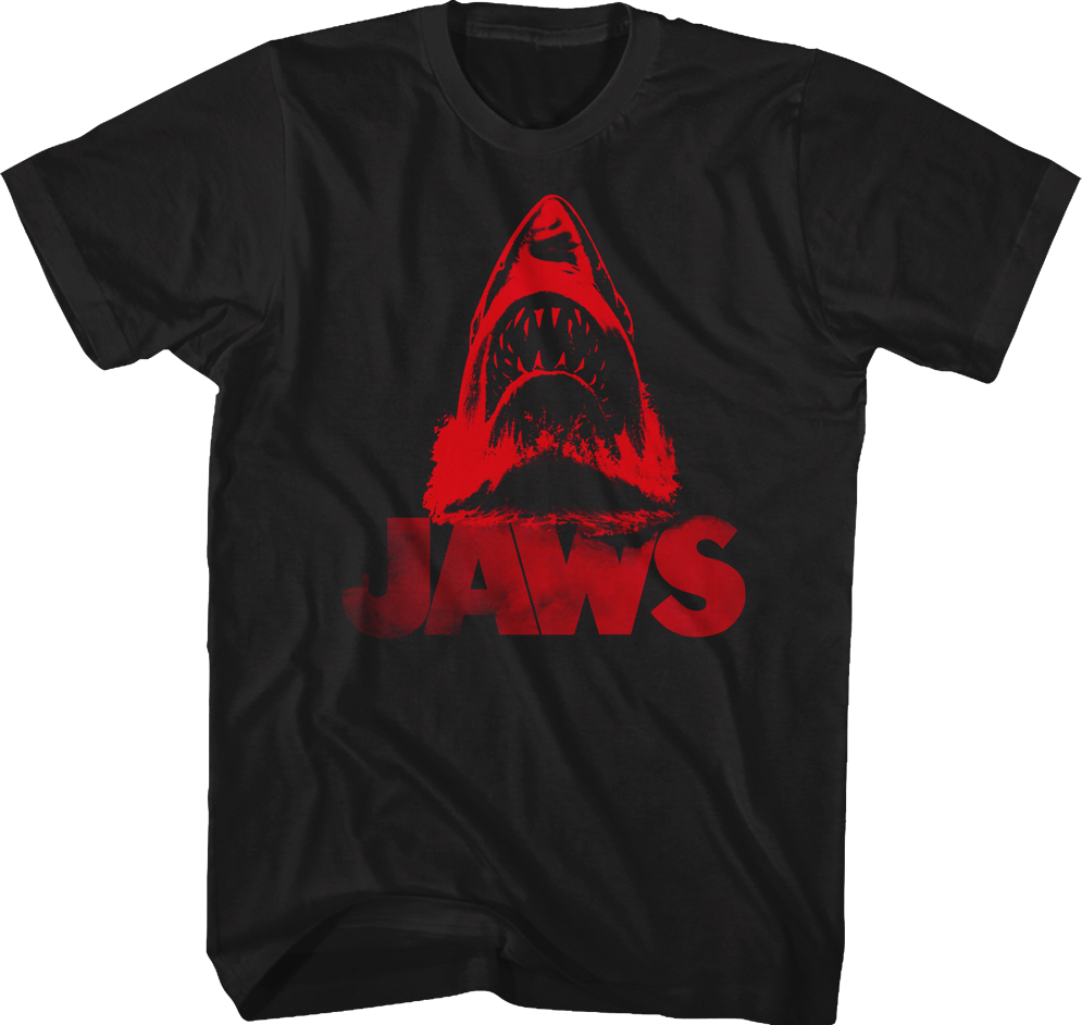 Red Shark Jaws T-Shirt Hoodie, Sweatshirt | CiraTrend.com (Image 1)
