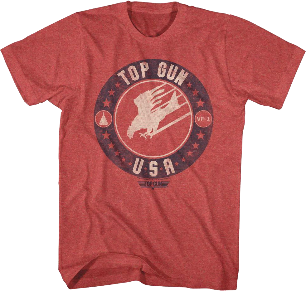 Red VF-1 Top Gun T-Shirt Hoodie, Sweatshirt | CiraTrend.com (Image 1)