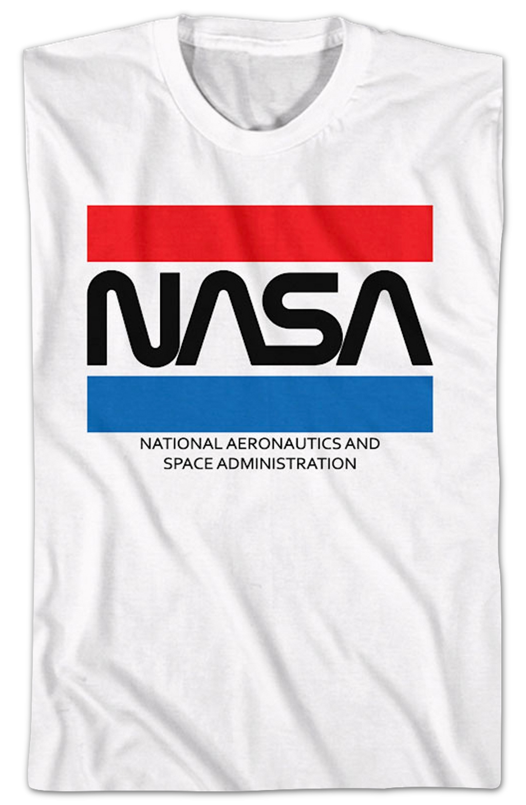 Red White Blue Stripes NASA T-Shirt Hoodie, Sweatshirt | CiraTrend.com (Image 2)