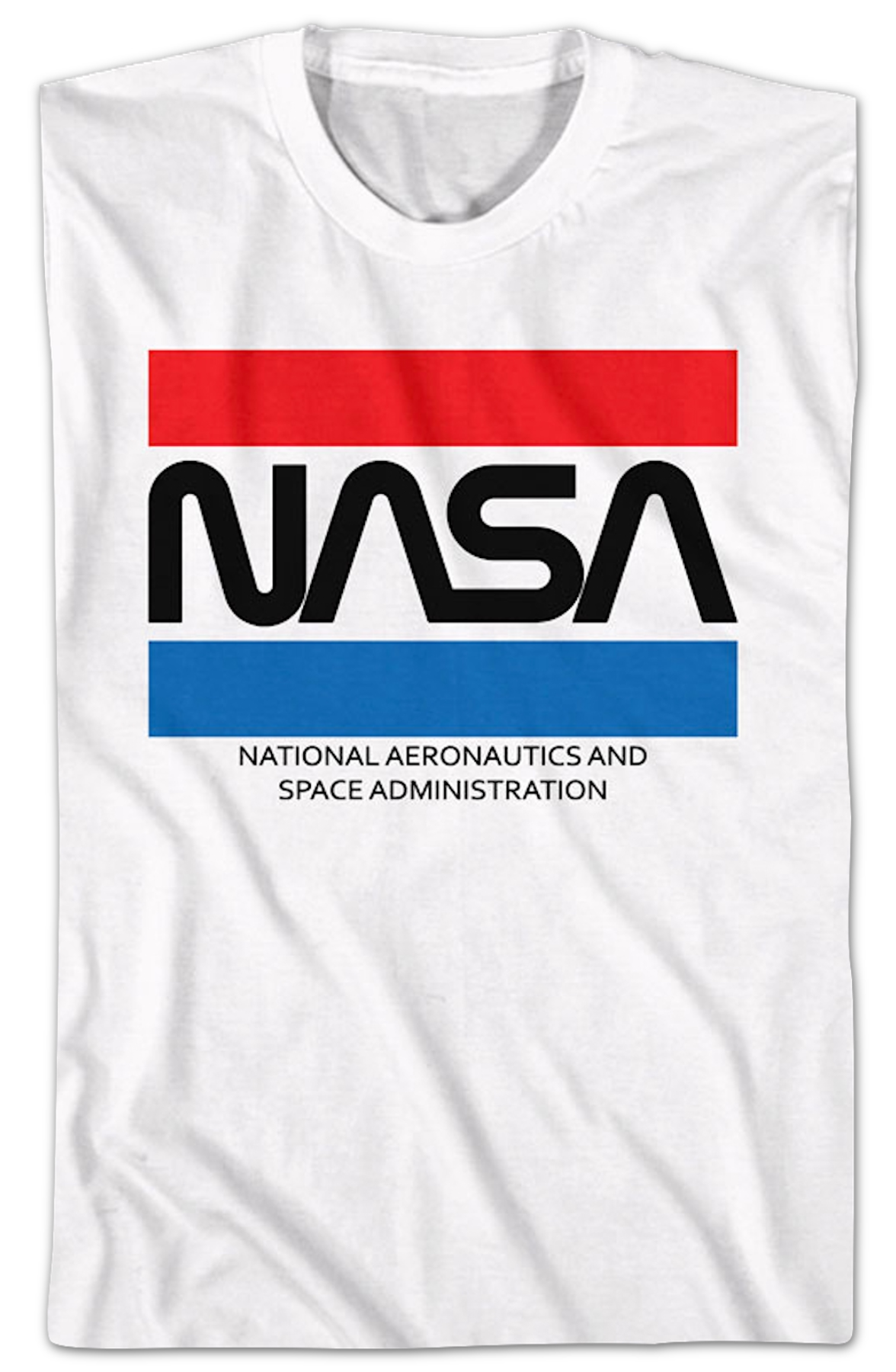 Red White Blue Stripes NASA T-Shirt Hoodie, Sweatshirt | CiraTrend.com (Image 2)