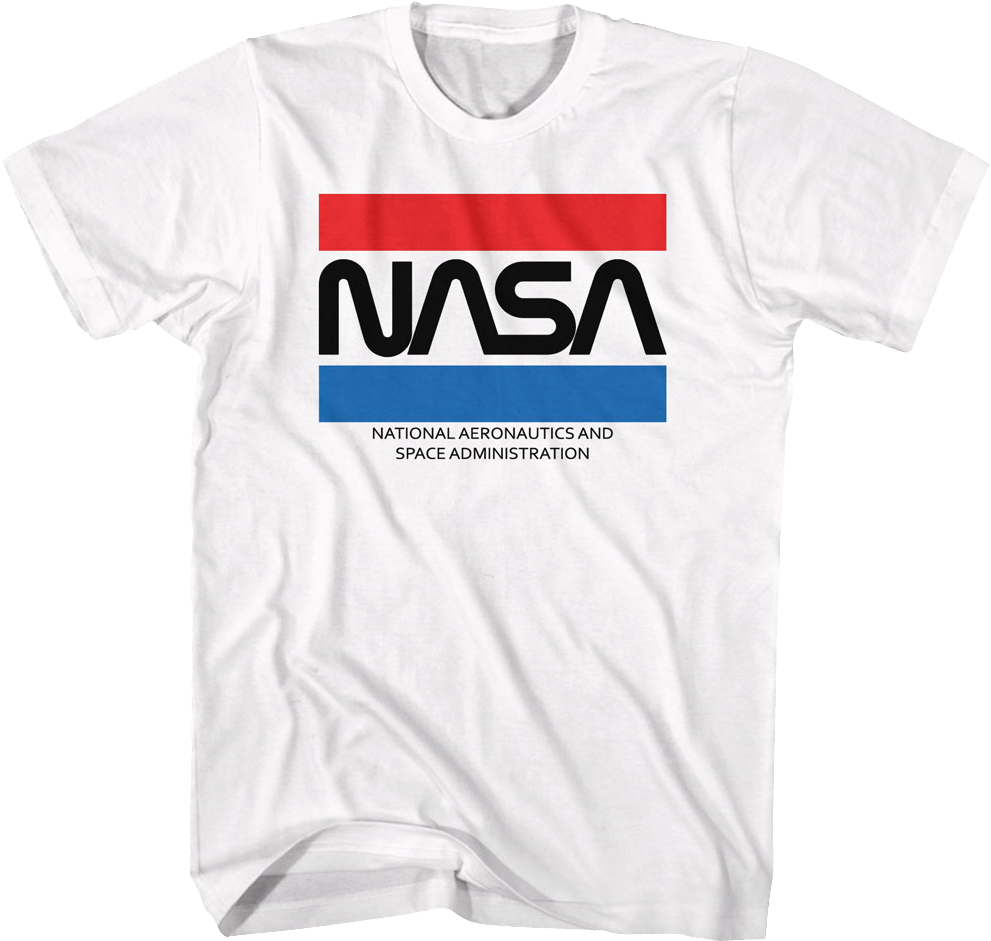 Red White Blue Stripes NASA T-Shirt Hoodie, Sweatshirt | CiraTrend.com (Image 1)