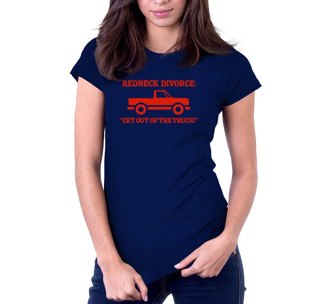 Redneck Divorce: Get Out Of The Truck T-Shirt Hoodie, Sweatshirt | CiraTrend.com (Image 4)