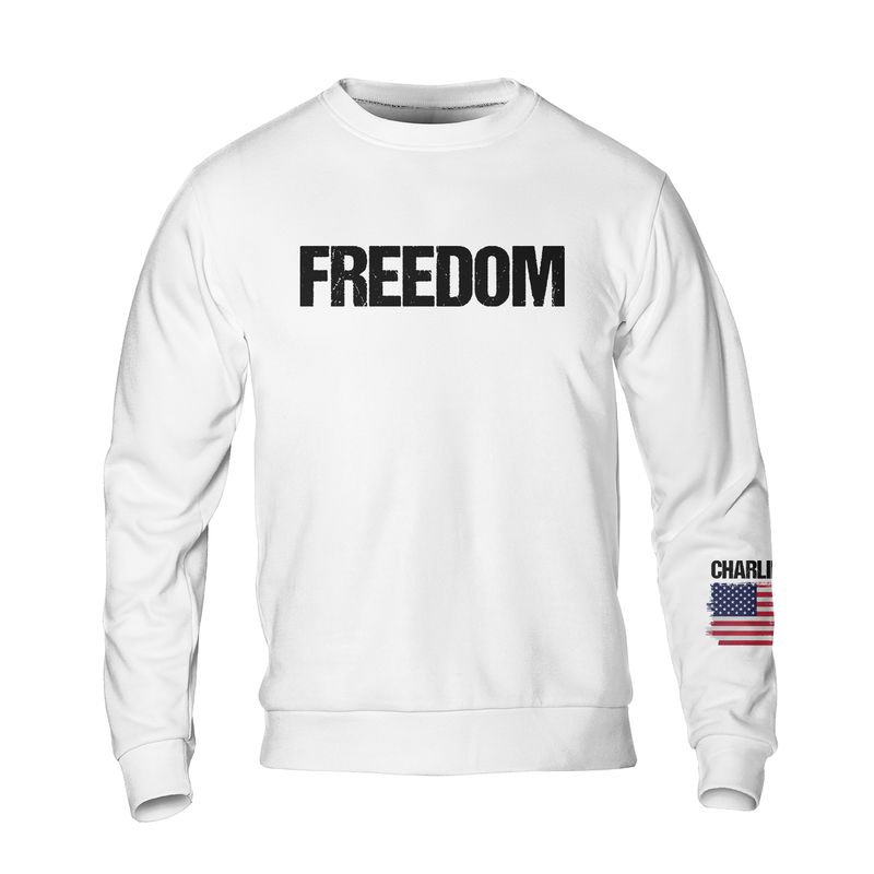 Freedom Charlie Kirk Sweatshirt - 2 T-Shirts, Hoodie | CiraTrend.com (Image 1)