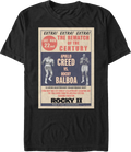 Rematch Of The Century Poster Rocky II T-Shirt Hoodie, Sweatshirt | CiraTrend.com (Image 1)