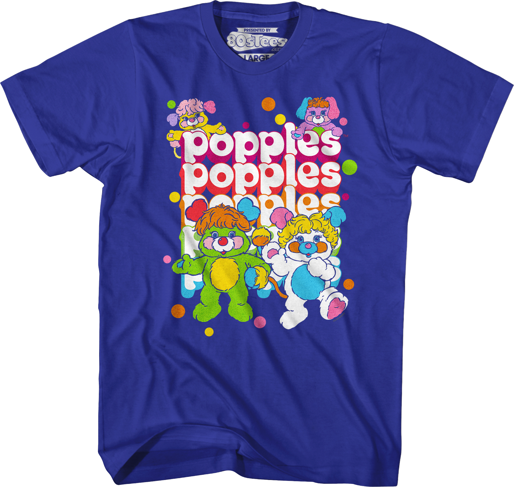 Repeating Logo Popples T-Shirt Hoodie, Sweatshirt | CiraTrend.com (Image 3)