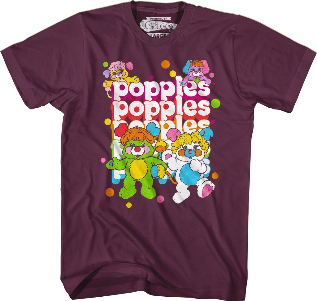 Repeating Logo Popples T-Shirt Hoodie, Sweatshirt | CiraTrend.com (Image 4)