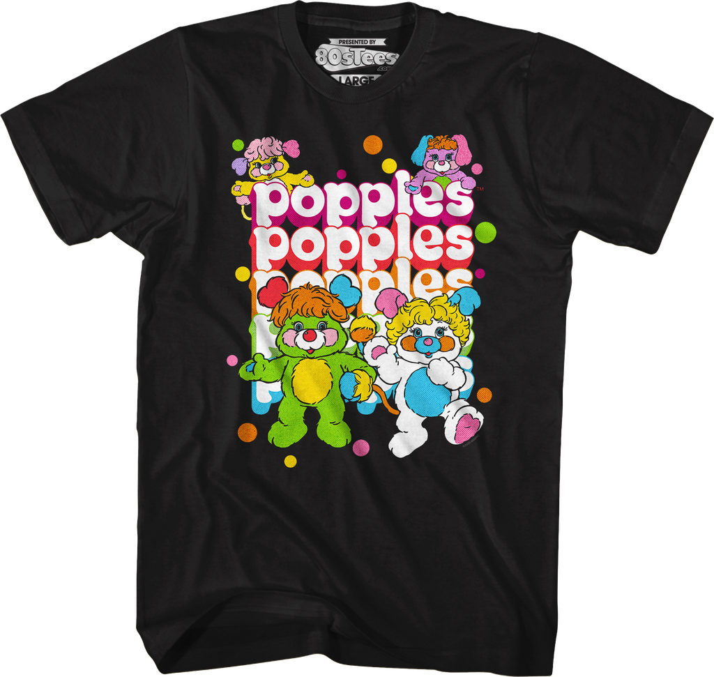 Repeating Logo Popples T-Shirt Hoodie, Sweatshirt | CiraTrend.com (Image 1)
