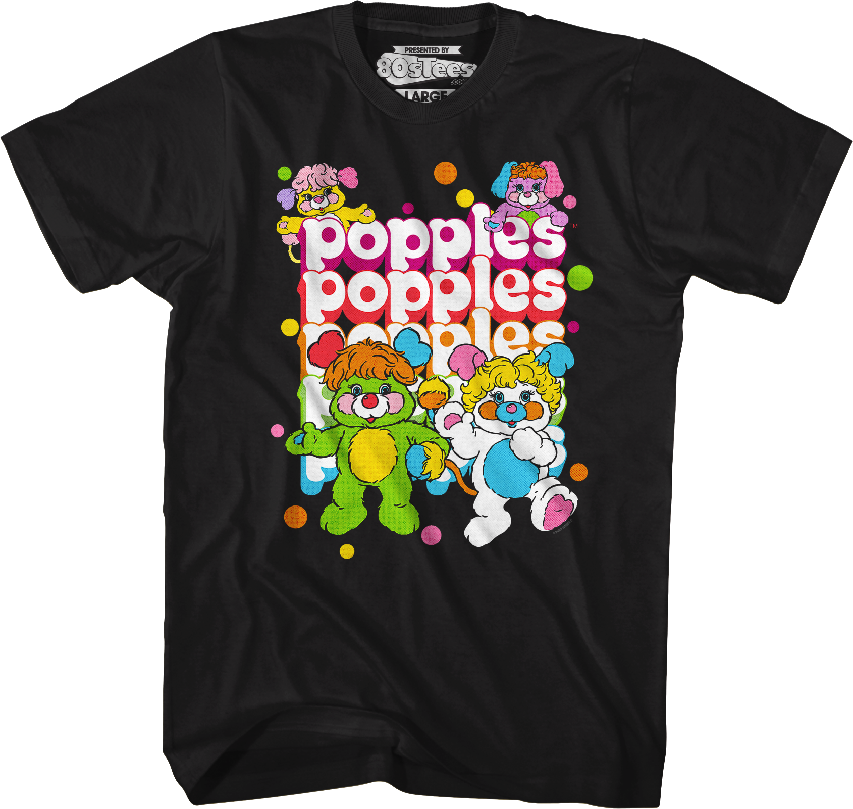 Repeating Logo Popples T-Shirt Hoodie, Sweatshirt | CiraTrend.com (Image 1)