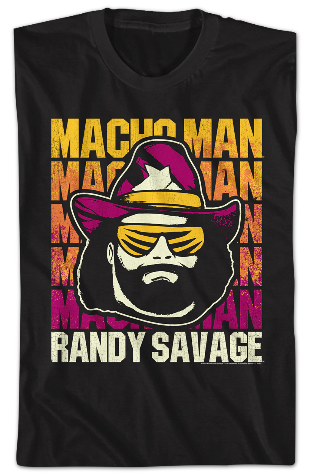 Repeating Macho Man Logo Randy Savage T-Shirt Hoodie, Sweatshirt | CiraTrend.com (Image 2)