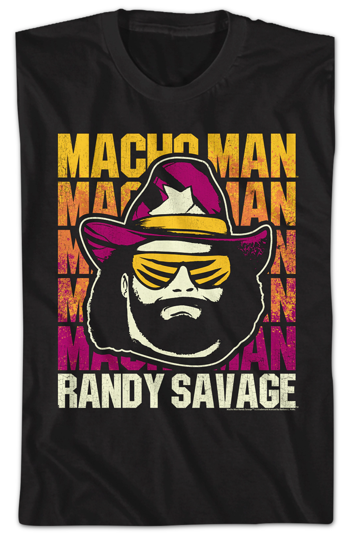 Repeating Macho Man Logo Randy Savage T-Shirt Hoodie, Sweatshirt | CiraTrend.com (Image 2)