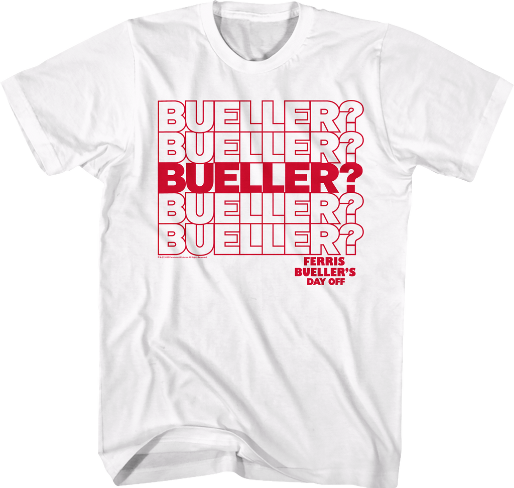 Repeating Name Ferris Bueller's Day Off T-Shirt Hoodie, Sweatshirt | CiraTrend.com (Image 1)