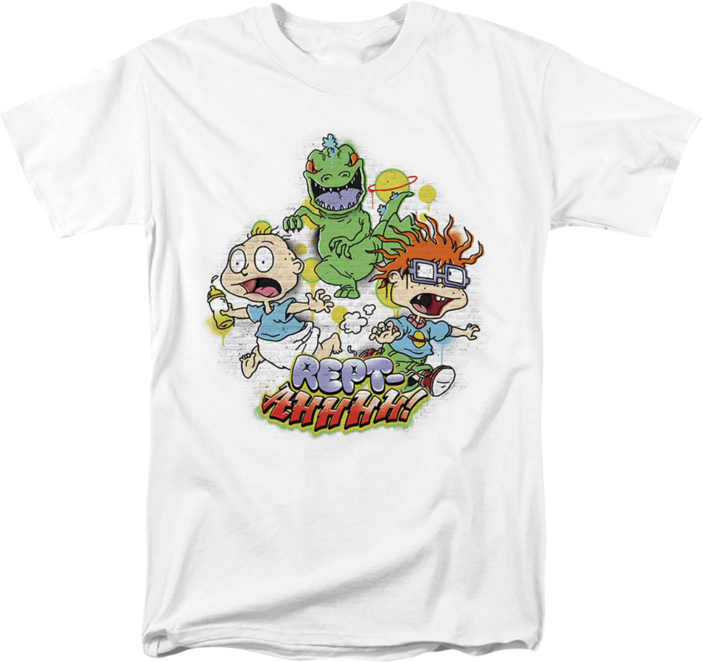 Reptar Attack Rugrats T-Shirt Hoodie, Sweatshirt | CiraTrend.com (Image 1)