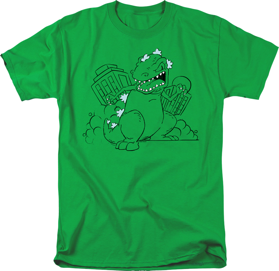 Reptar Destruction Rugrats T-Shirt Hoodie, Sweatshirt | CiraTrend.com (Image 1)
