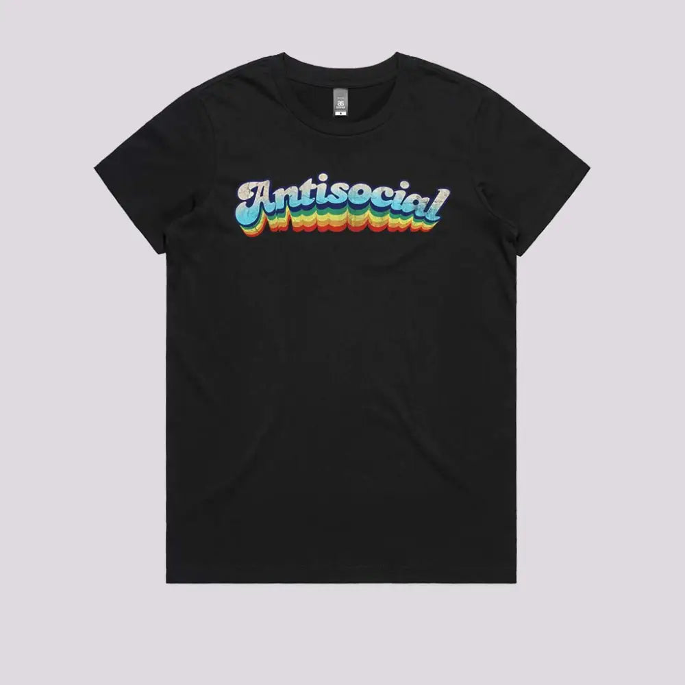 Retro Antisocial T-Shirt Hoodie, Sweatshirt | CiraTrend.com (Image 3)