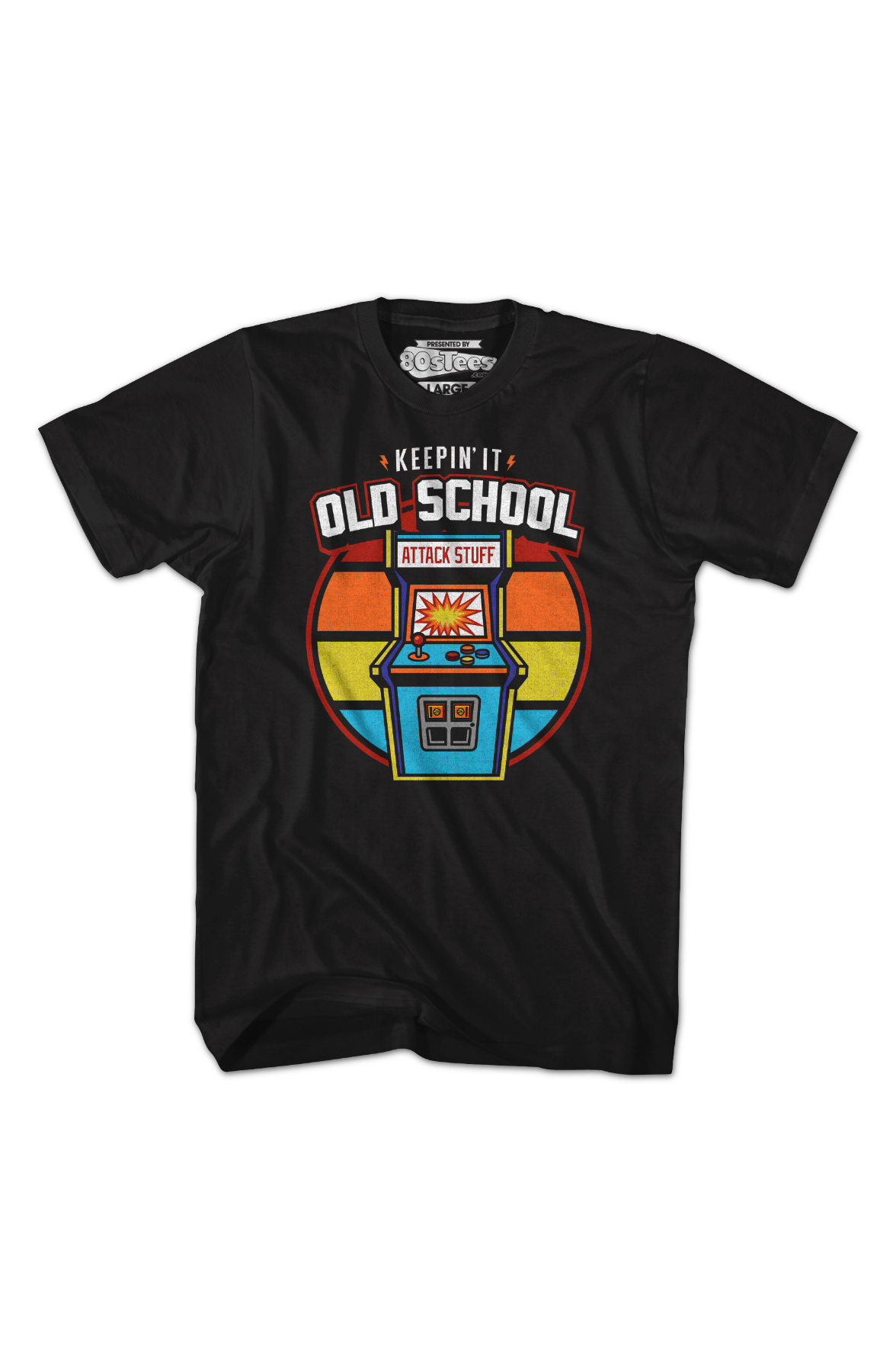 Retro Arcade Game Keepin' It Old School T-Shirt Hoodie, Sweatshirt | CiraTrend.com (Image 2)