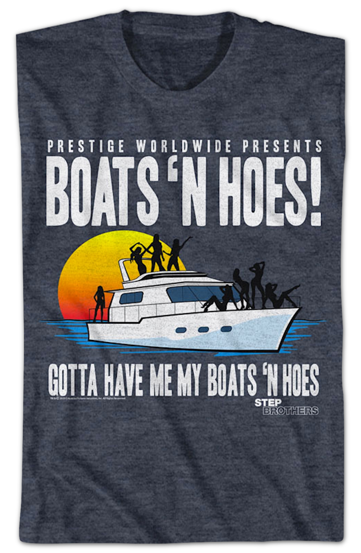 Retro Boats 'N Hoes Step Brothers T-Shirt