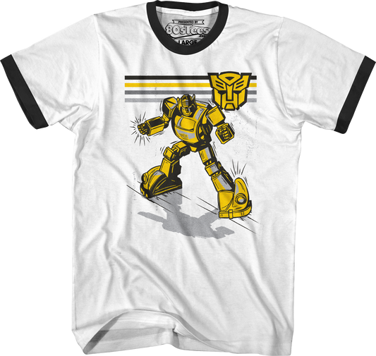 Retro Bumblebee Transformers Ringer Shirt