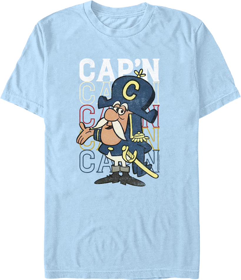 Retro Cap'n Crunch T-Shirt Hoodie, Sweatshirt | CiraTrend.com (Image 1)