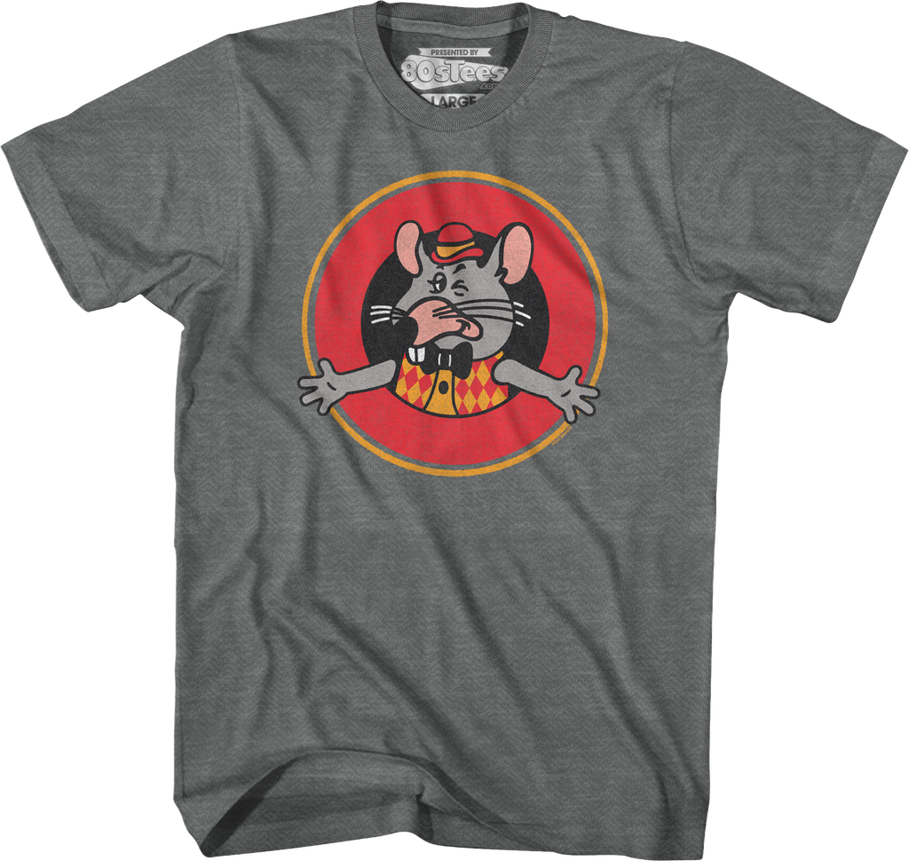 Retro Chuck E. Cheese T-Shirt Hoodie, Sweatshirt | CiraTrend.com (Image 1)