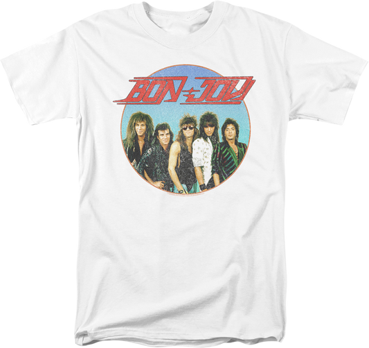 Retro Circle Bon Jovi T-Shirt