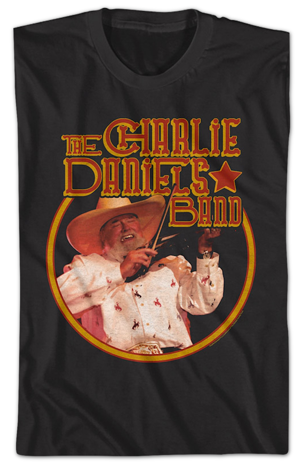 Retro Circle Charlie Daniels Band T-Shirt