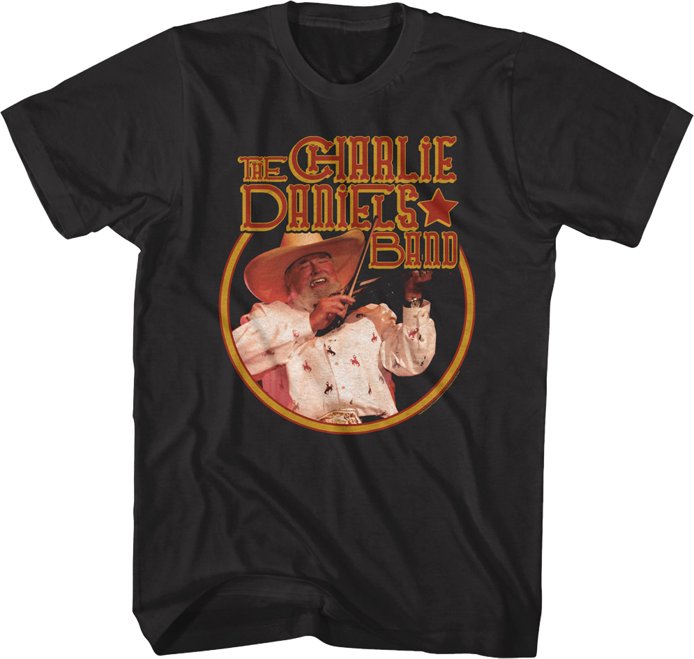Retro Circle Charlie Daniels Band T-Shirt Hoodie, Sweatshirt | CiraTrend.com (Image 1)