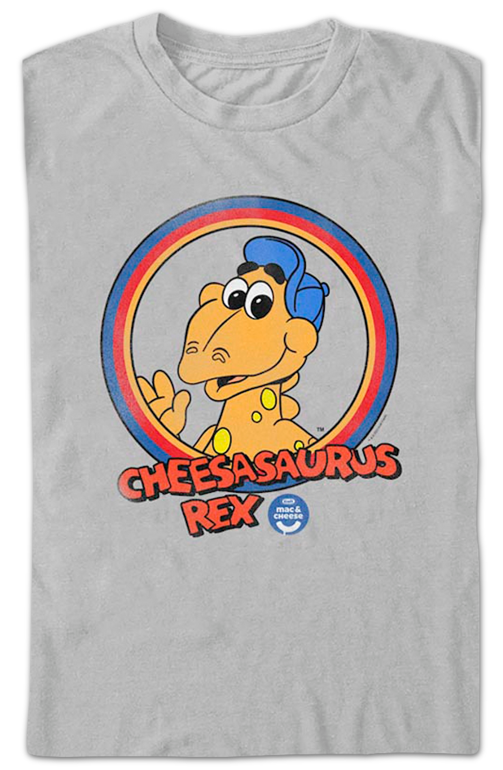 Retro Circle Cheesasaurus Rex Kraft T-Shirt Hoodie, Sweatshirt | CiraTrend.com (Image 2)