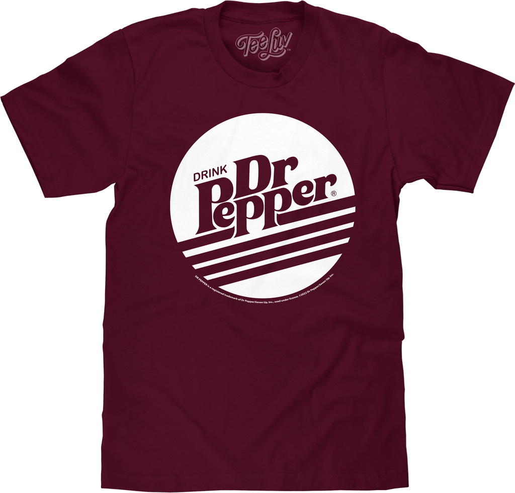 Retro Circle Drink Dr. Pepper T-Shirt Hoodie, Sweatshirt | CiraTrend.com (Image 1)