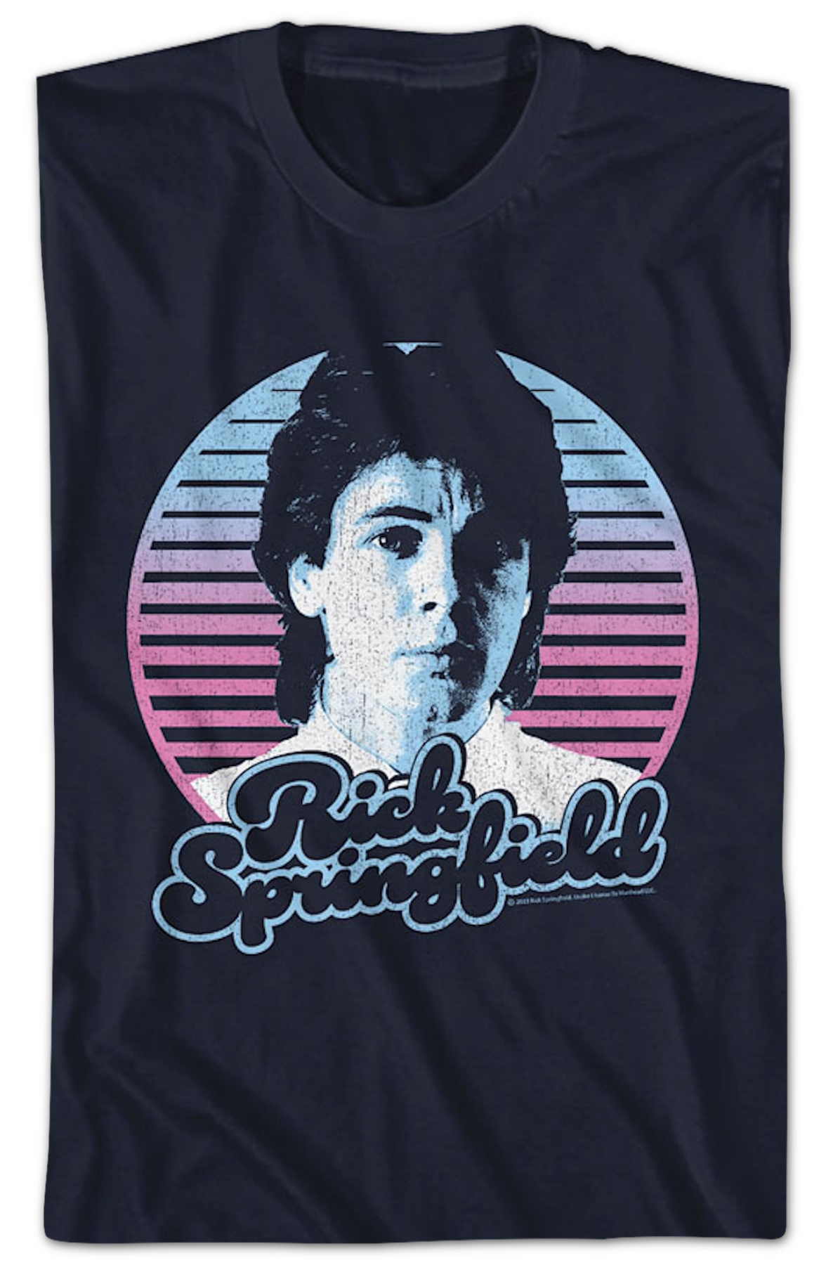 Retro Circle Rick Springfield T-Shirt Hoodie, Sweatshirt | CiraTrend.com (Image 2)