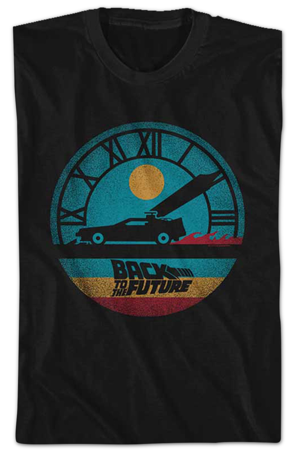 Retro Clock Back To The Future T-Shirt