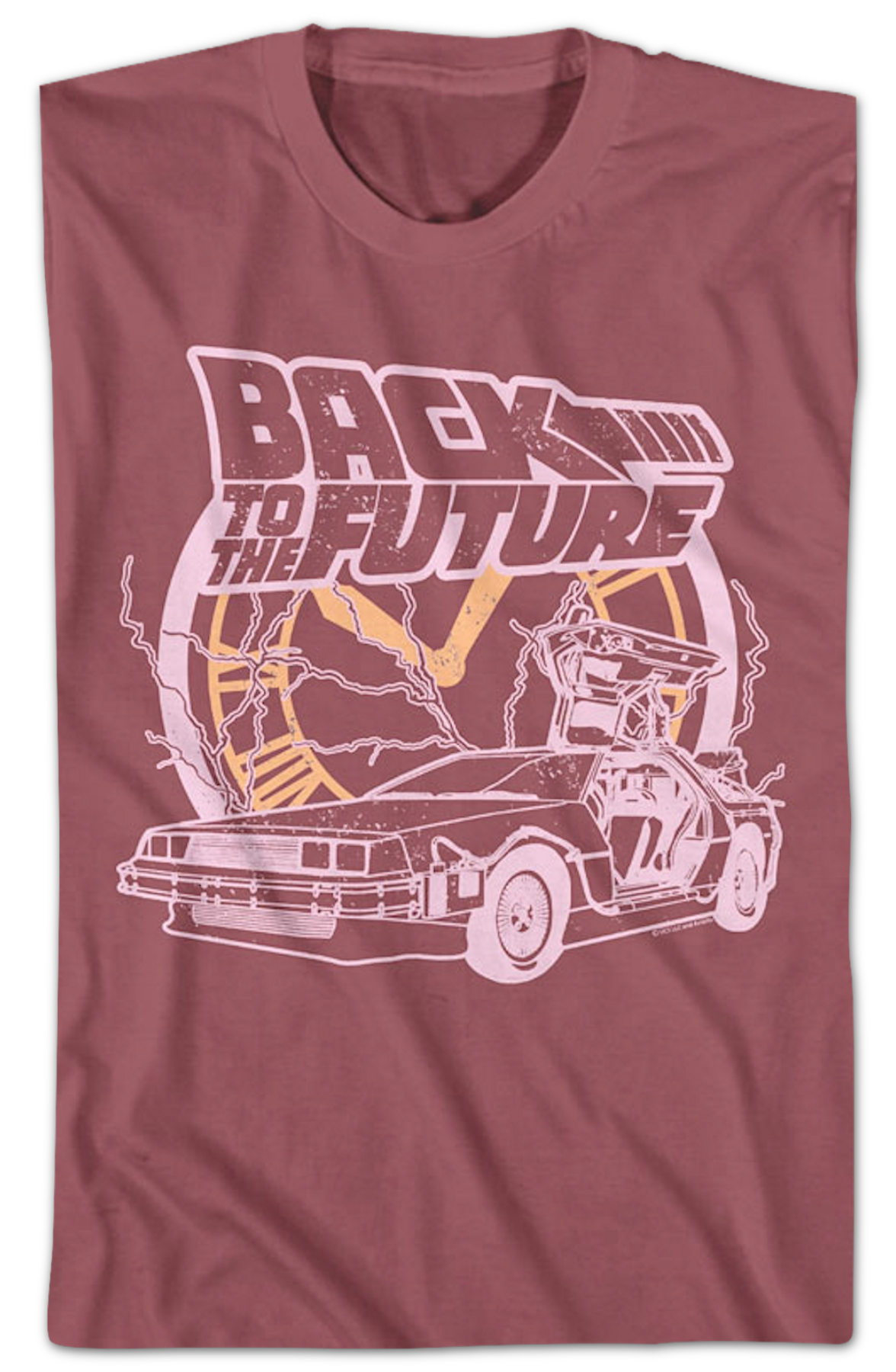 Retro Clock Collage Back To The Future T-Shirt