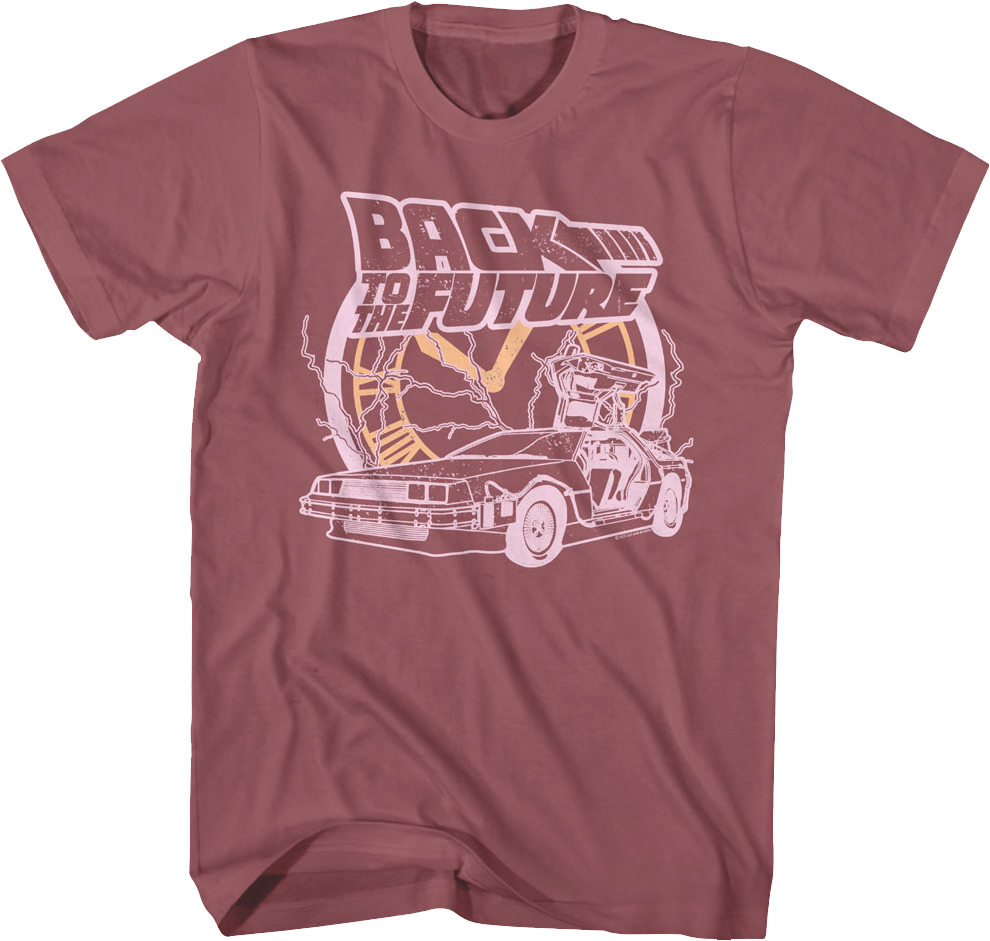 Retro Clock Collage Back To The Future T-Shirt